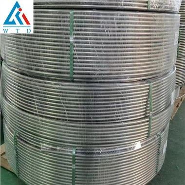 1. fokozatú titán hegesztett csőtekercs