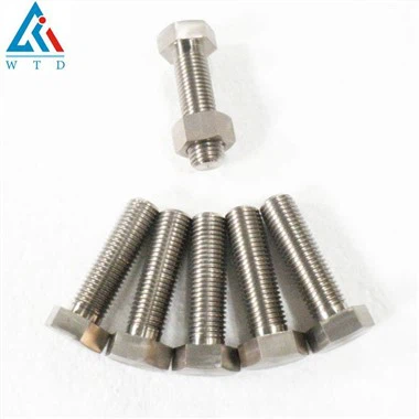 2. fokozatú titán hatlapfejű csavarok vegyi anyagokhoz